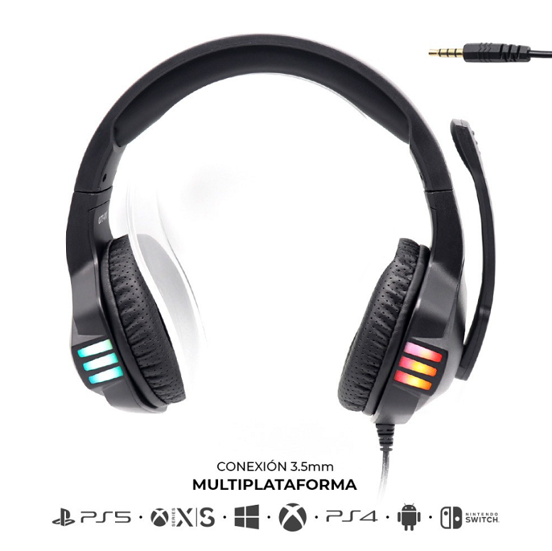 Diadema Gamer JyR 073-MV Orión 7.1