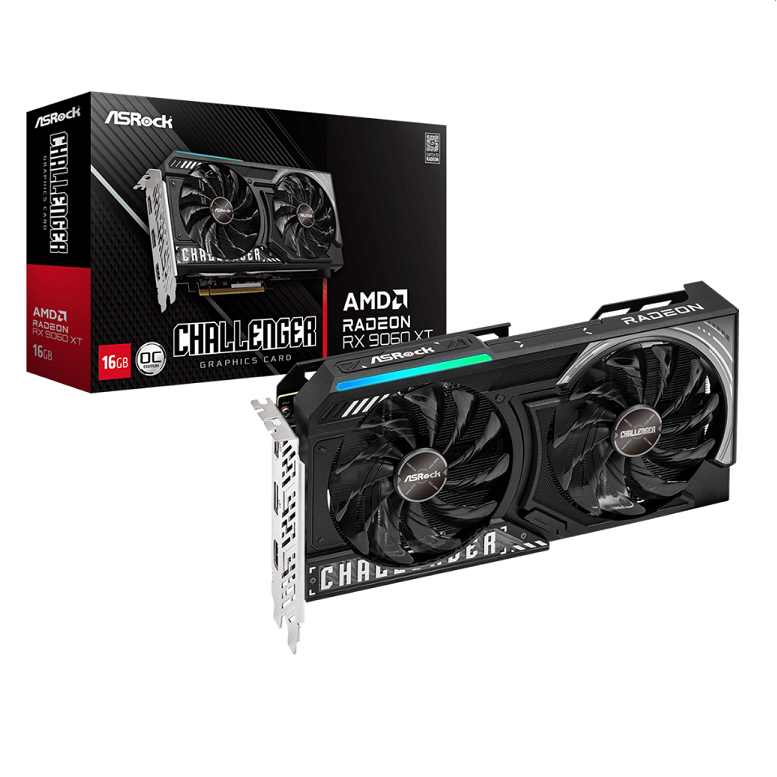 Tarjeta grafica AMD Radeon RX9060 XT CHALLENGER 16GB OC