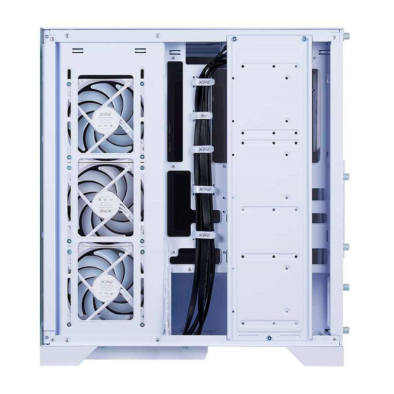 CHASIS XPG INVADERXMT-WHCWW + 5 FAN ARGB + Extensor PCIe 4.0