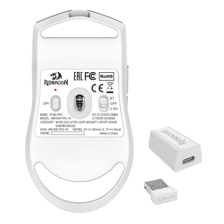 MOUSE REDRAGON M916 K1NG PRO 1K