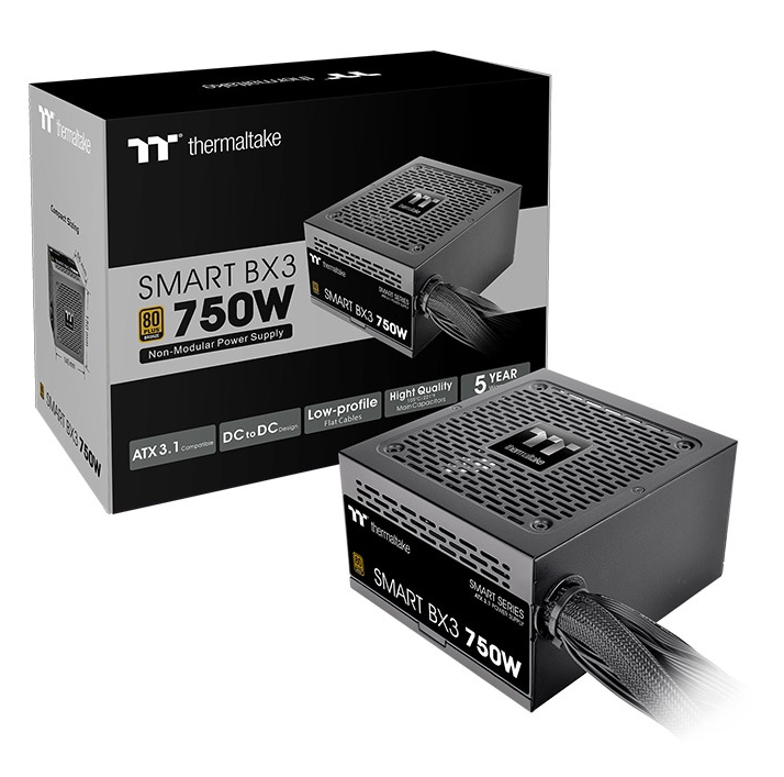 Fuente Thermaltake 750W 80+ Smart BX3 80+ Bronce