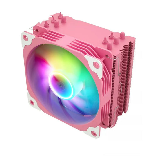 Enfriador de aire para CPU Vetroo V5 ROSA 5 tubos de calor
