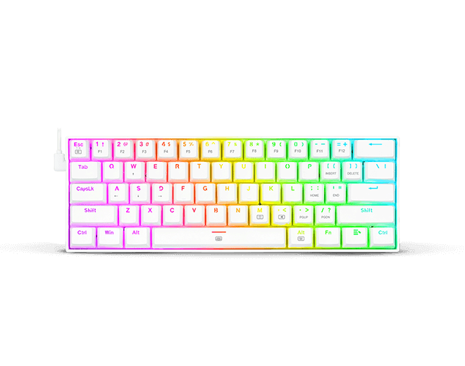 TECLADO MECANICO REDRAGON K630 DRAGONBORN SW RED