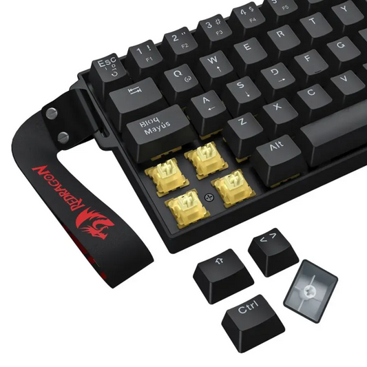 Teclado Redragon Fizz K617 Magnetic Negro