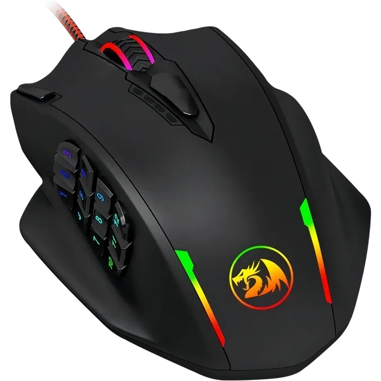 Mouse Cableado IMPACT M908 Negro