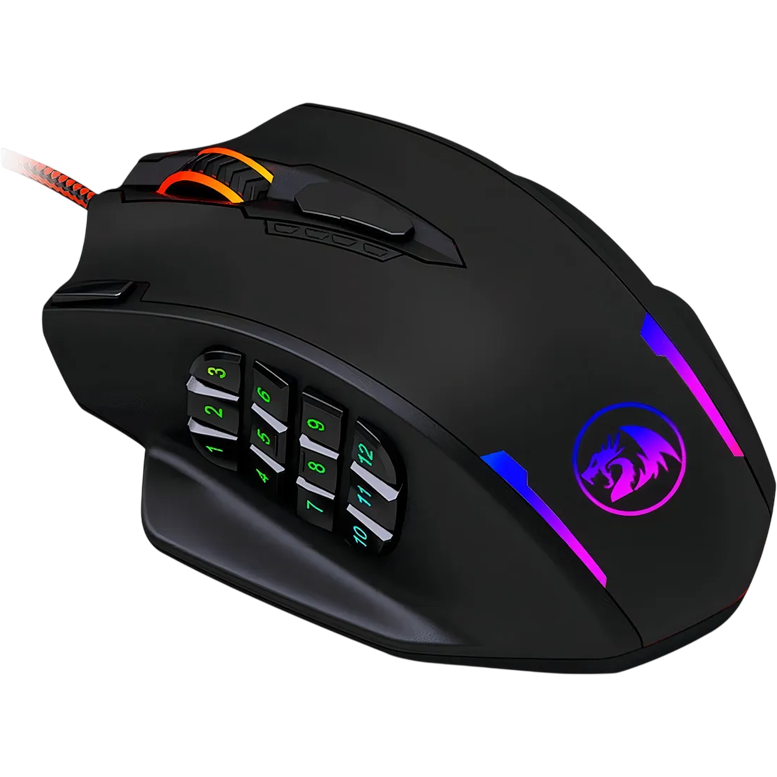 Mouse Cableado IMPACT M908 Negro