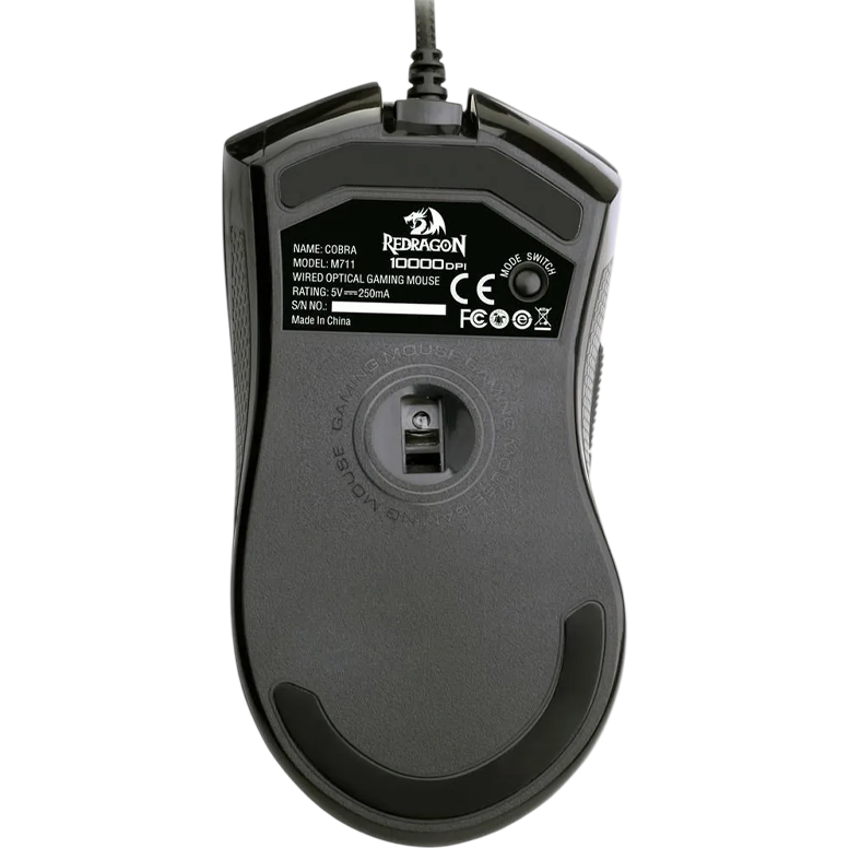 Mouse Cableado COBRA CHROMA M711 Negro