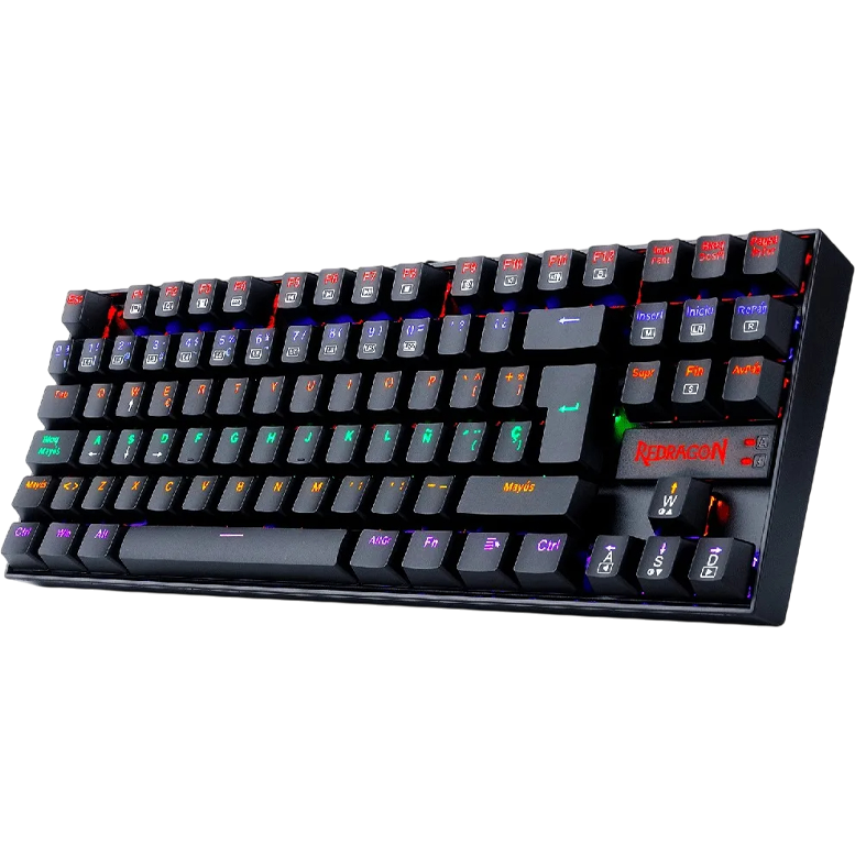 TECLADO MECANICO REDRAGON K552 RGB KUMARA SW RED