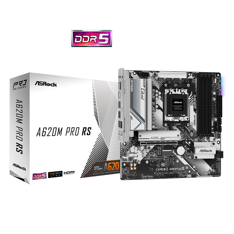 MOTHERBOARD ASRock A620M PRO RS DDR5