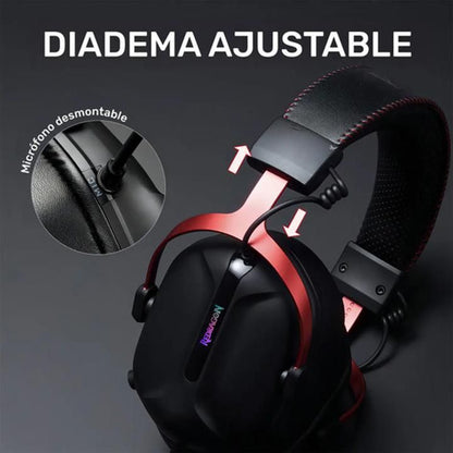Diademas Redragon Cybill H312 Rgb 7.1