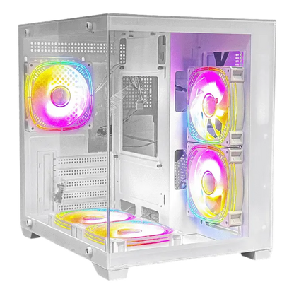 CHASIS ARS ATX PECERA + 5FANS RGB