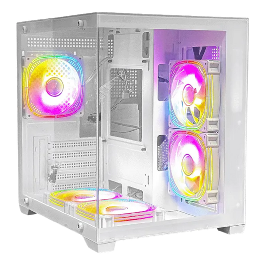 CHASIS ARS ATX PECERA + 5FANS RGB