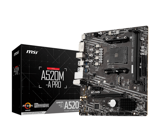 MOTHERBOARD MSI A520M-A PRO