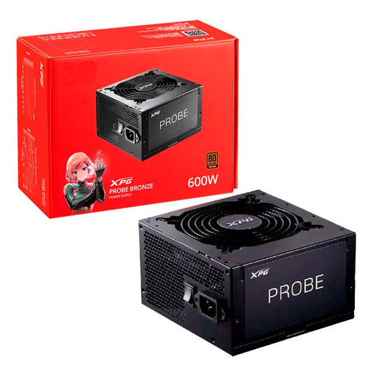 Fuente de poder XPG PROBE 600W 80+ Bronce
