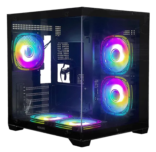 CHASIS ARS mATX PECERA + 5 FAN RGB