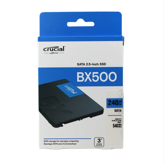 Disco Solido SSD SATA 2.5" Crucial BX500 240GB