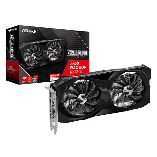 Tarjeta grafica AMD Radeon RX 6600 Challenger de 8GB