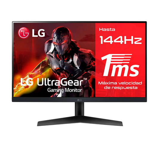 Monitor LG 24GN60R-B UltraGear Panel IPS 100hz 1ms FHD FreeSync Premium (Negro)