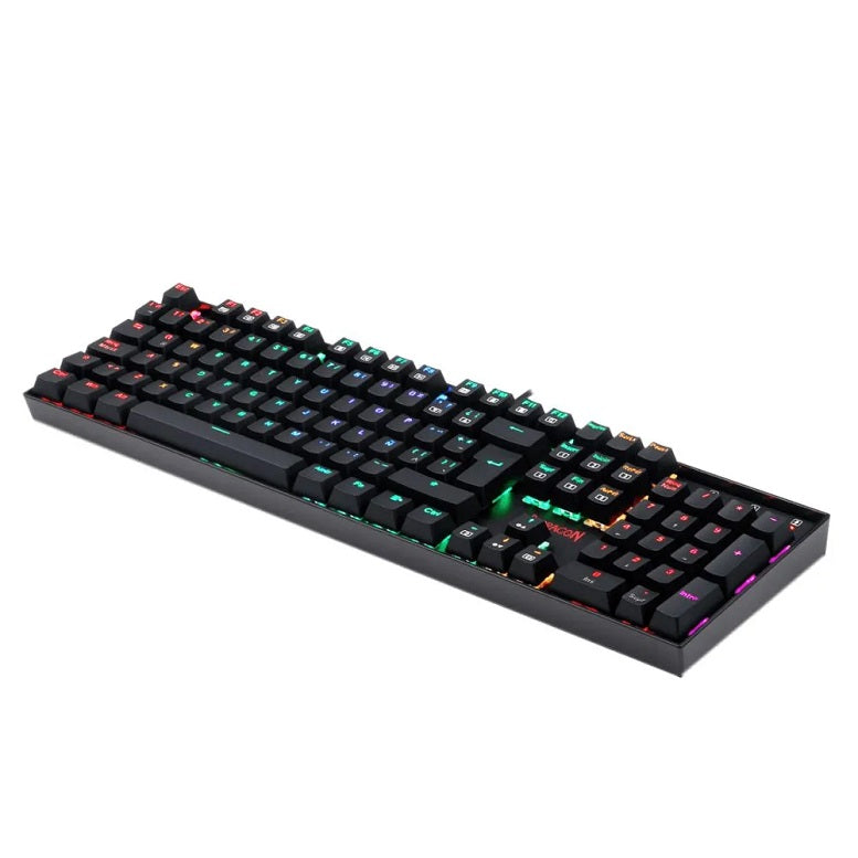Teclado Mecanico Alambrico REDRAGON MITRA K551 Switch Rojo RGB