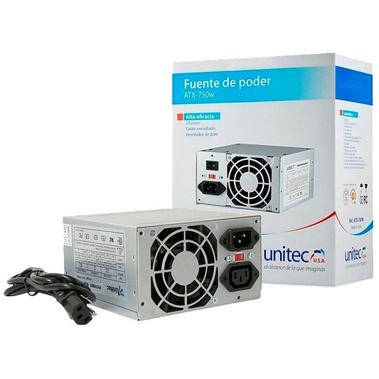 FUENTE DE PODER UNITEC ATX-750W