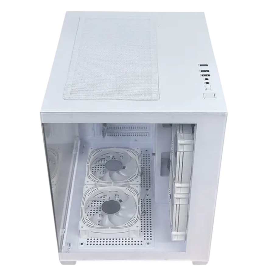 CHASIS ARS mATX PECERA + 5 FAN RGB