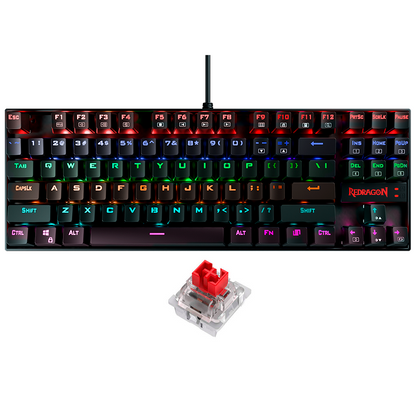 COMBO REDRAGON TECLADO K522 KUMARA BLACK  + MOUSE M607 GRIFFIN