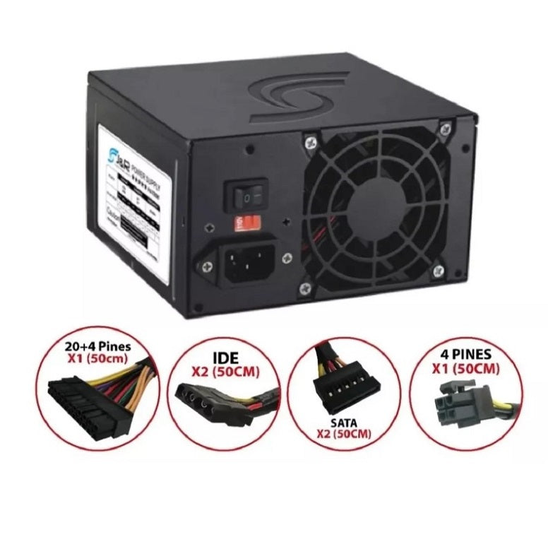 fuente de poder JyR  780W ATX PSU PLUS