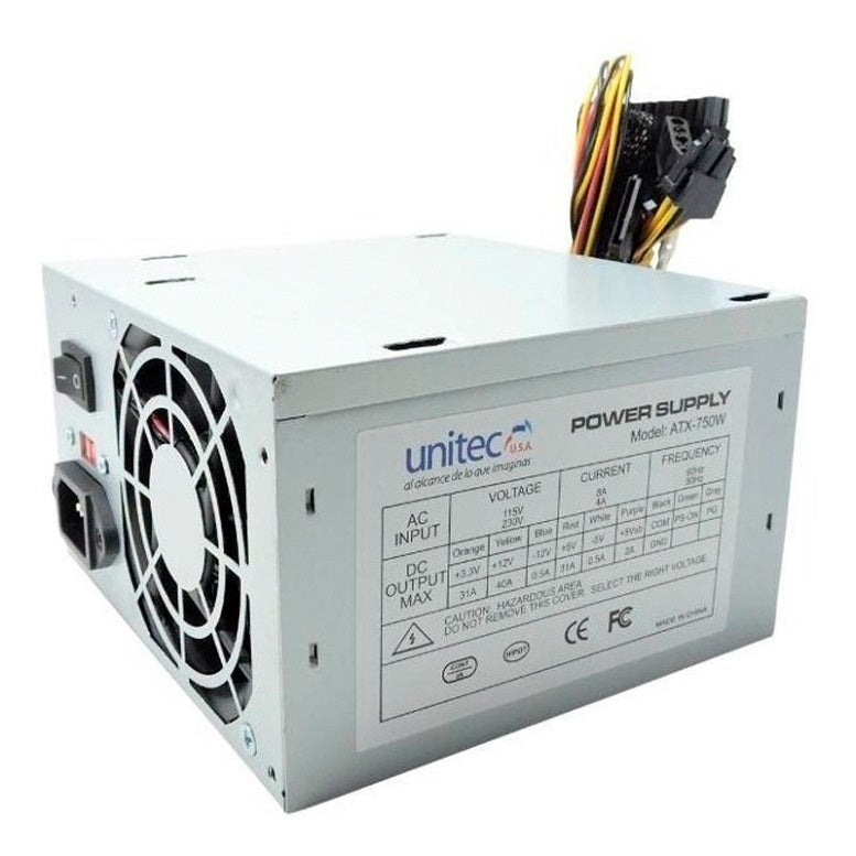 FUENTE DE PODER UNITEC ATX-750W
