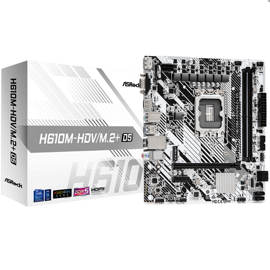MotherBoard AsRock H610M HDV/M2+ D5