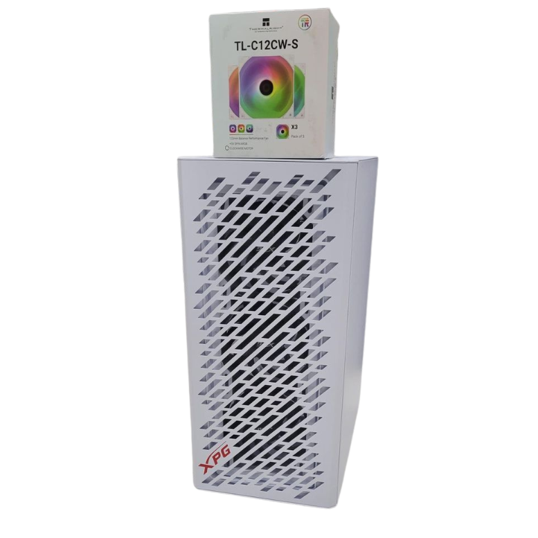 CHASIS XPG VALOR AIR-WHITE + 3 FAN ARGB THERMALRIGHT WHITE