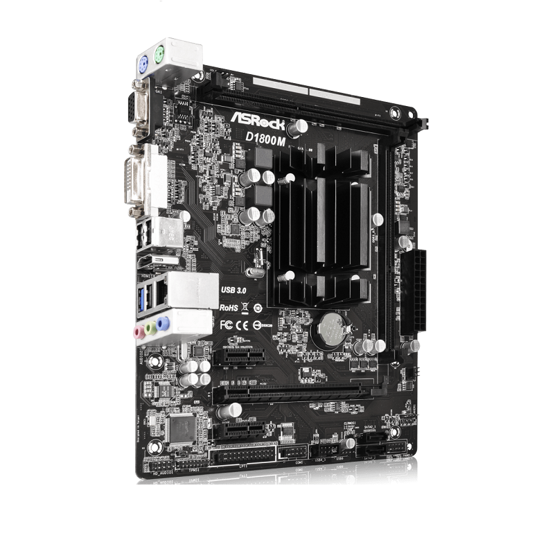 MOTHERBOARD ASRock D1800M