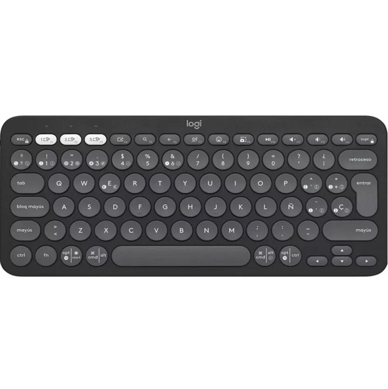 Teclado Inalámbrico Logitech K380s Bluetooth Pebble