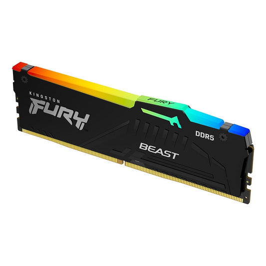 MEMORIA RAM Desktop RGB DDR5 16GGB  5200MHz CL 40 Kingston fury beast