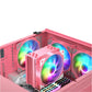 Enfriador de aire para CPU Vetroo V5 ROSA 5 tubos de calor