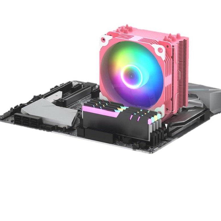 Enfriador de aire para CPU Vetroo V5 ROSA 5 tubos de calor