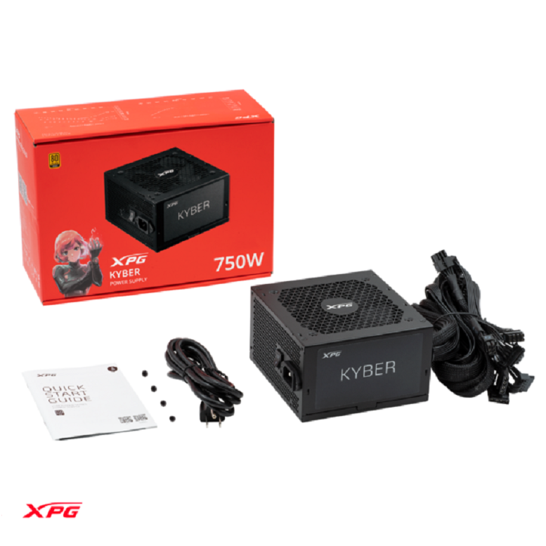 Fuente de poder XPG KYBER 750W 80 Plus Gold