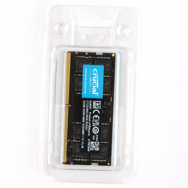 Memoria Ram Laptop DDR5 Crucial 32gb 5600MHz CL 46
