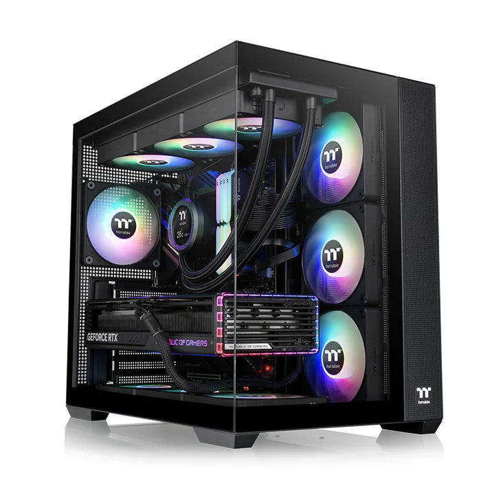 Chasis Thermaltake View 380 TG + 4 FAN ARGB 120mm