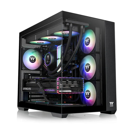 Chasis Thermaltake View 380 TG + 4 FAN ARGB 120mm