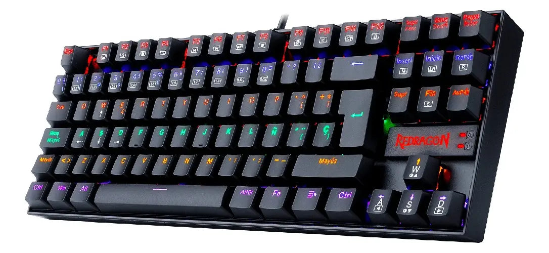 Teclado Redragon Kumara K552 Magnetic Negro Español