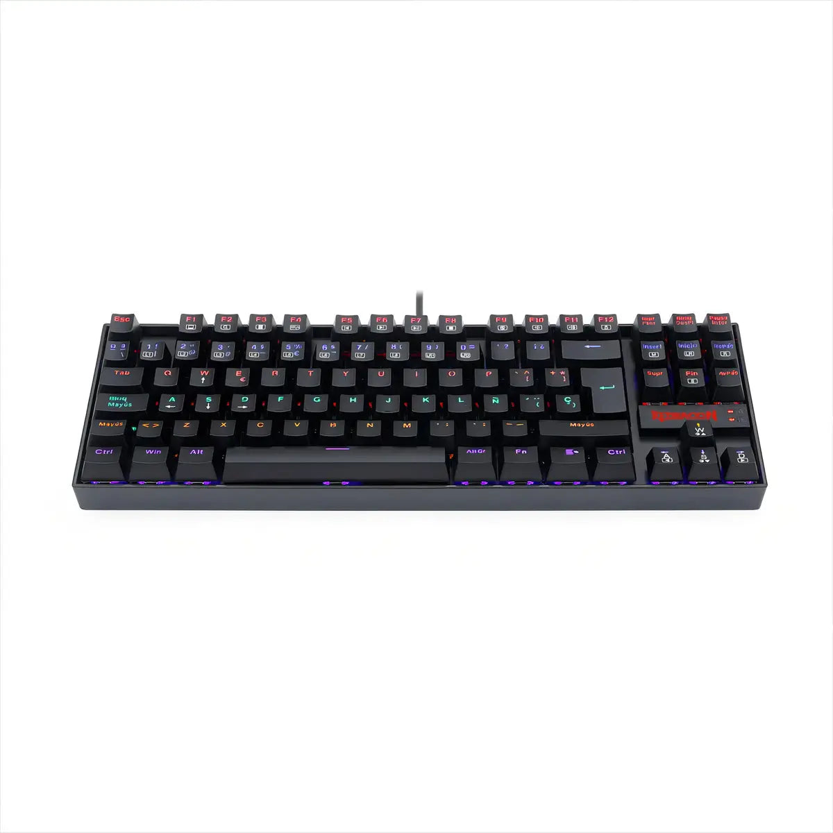 Teclado Redragon Kumara K552 Magnetic Negro Español