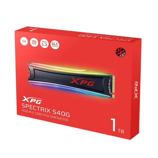 Estado Solido M.2 NVMe RGB XPG SPECTRIX S40G 3500 mb/s 1TB