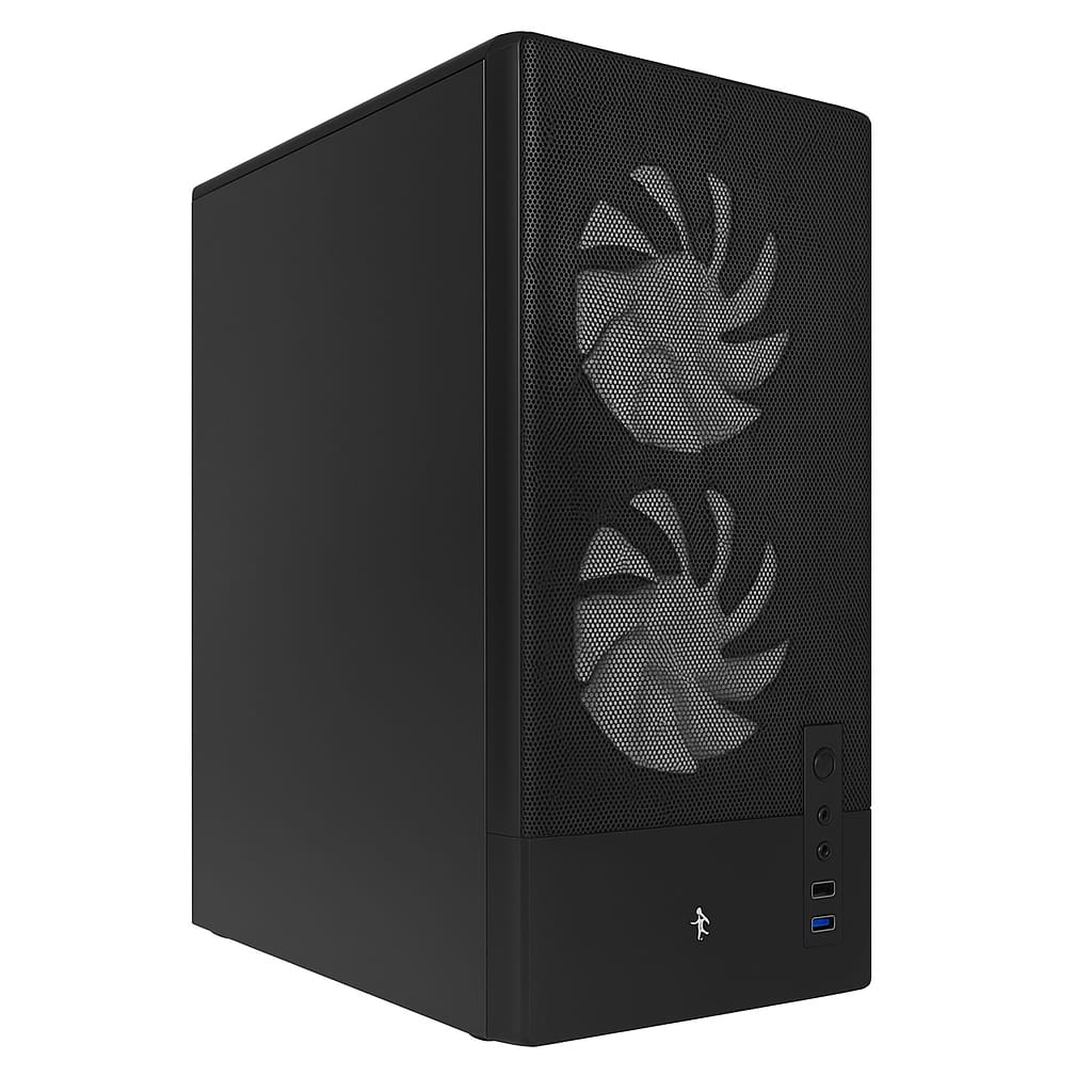 Chasis ORIGAMI mATX+ 3 fan ARGB Malla Frontal