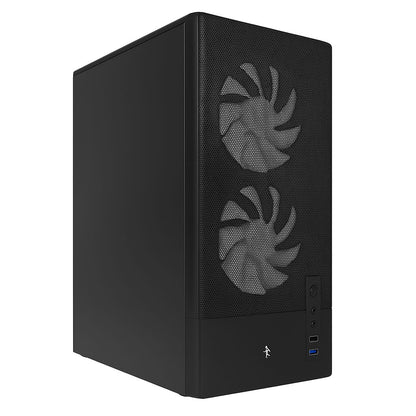 Chasis ORIGAMI mATX+ 3 fan ARGB Malla Frontal