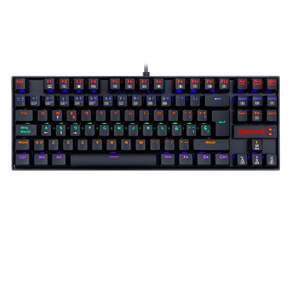TECLADO MECANICO REDRAGON K552 RGB KUMARA SW RED