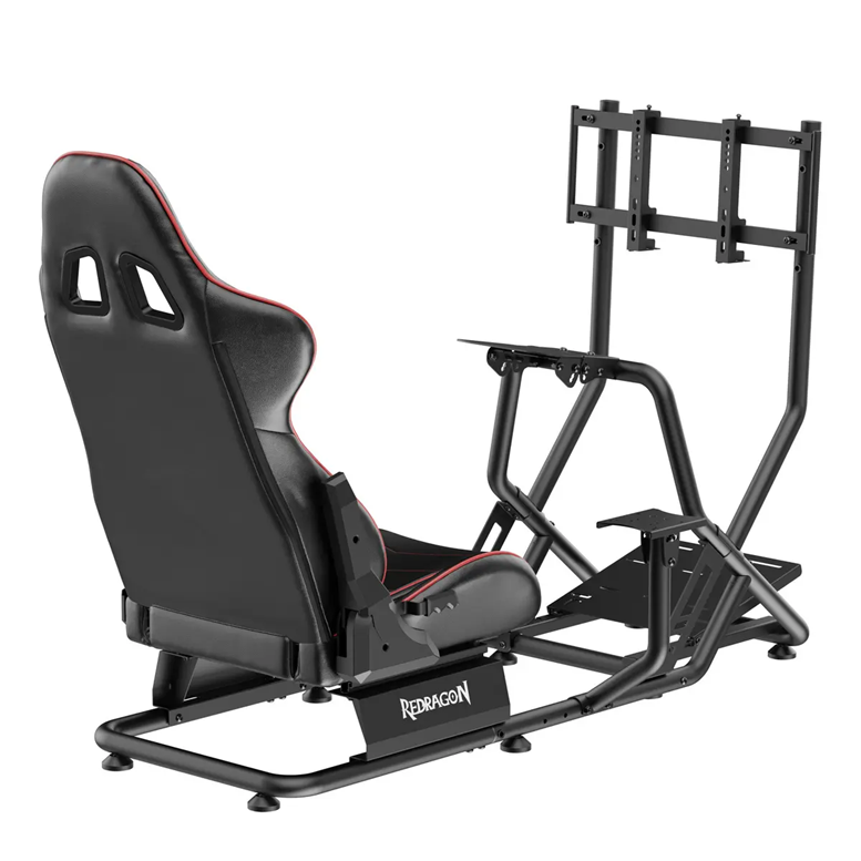 Estructura para Simulador de Carreras Redragon Vortex con Soporte para Monitor