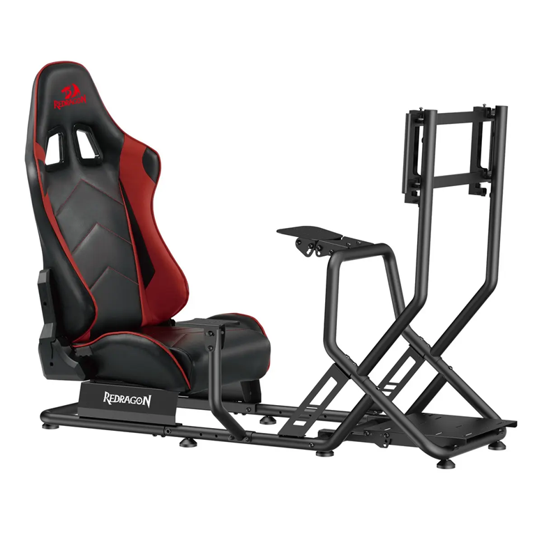 Estructura para Simulador de Carreras Redragon Vortex con Soporte para Monitor