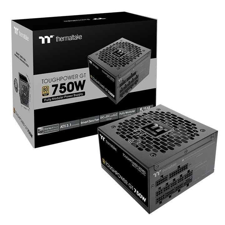 Fuente Thermaltake 750W -80+GOLD  Toughpower GT