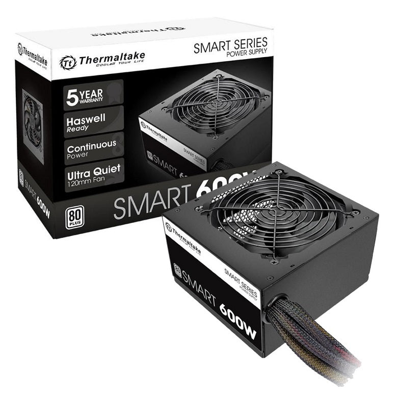 Fuente de poder Thermaltake Smart 600W 80+