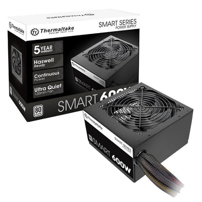 Fuente de poder Thermaltake Smart 600W 80+